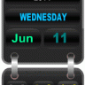 [ITD] Flash Digital Clock with Date for Dark Themes