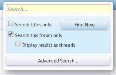 [cXF] QuickSearch Customization: Example Option in forum view