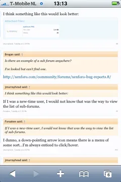 iPhone screenshot xenForo real-life example.webp