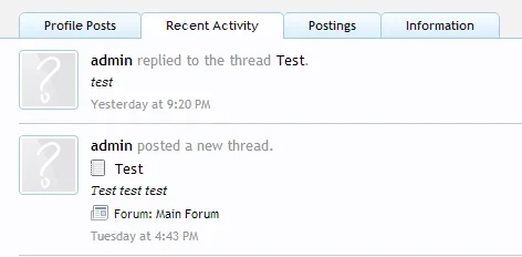 Recent activity - remove avatars - text align left.webp