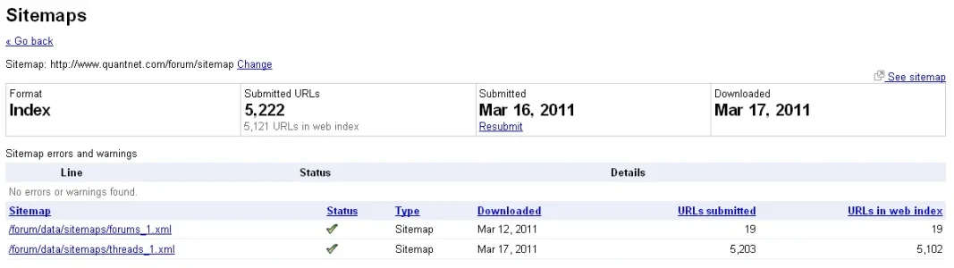 Webmaster Tools - Sitemaps.webp