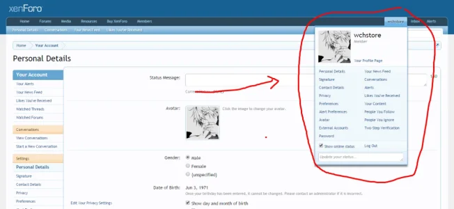 Personal Details   XenForo Community.webp