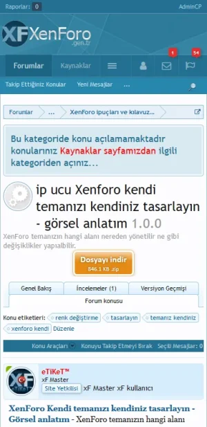 XenForo Mavis Style - Mobil konu.webp