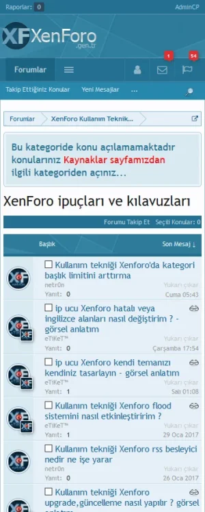 XenForo Mavis Style -Maobil Konu listesi.webp