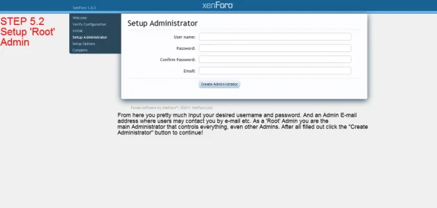 Step 5.2 Setup Administrator - XenForo.webp