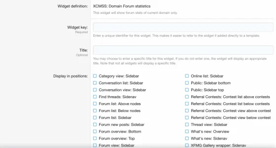 XCMSS Forum Statistics widget.webp
