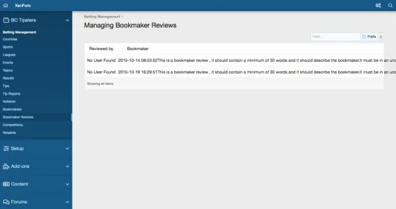 Managing Bookmaker Reviews   XenForo   Admin control panel.webp