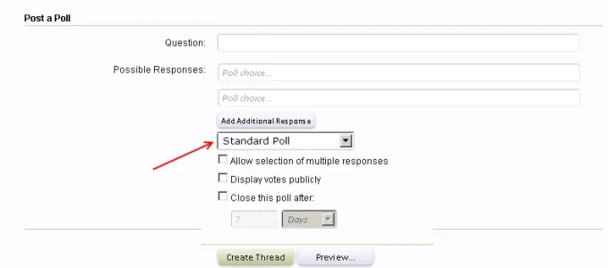 1 New Thread Page - Standard Poll Selected.webp