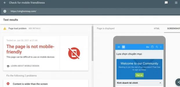 The page is not mobile-friendly.JPG
