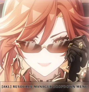 AKL Resource Manager Dropdown menu Mavuika Waifu.webp