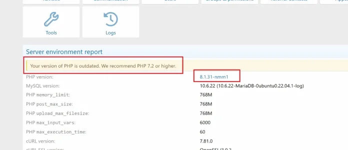XF_2215_wrong_PHP_alert.webp