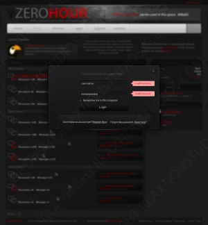 ZeroHourXenforo_ForumLogin.webp