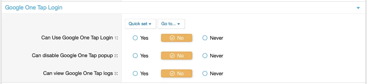 Google One Tap Permissions.webp