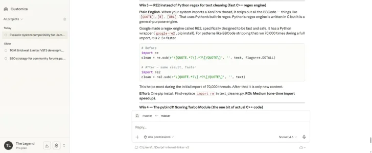 RE2 instead of Python regex for text cleaning (fast C++ regex engine).webp