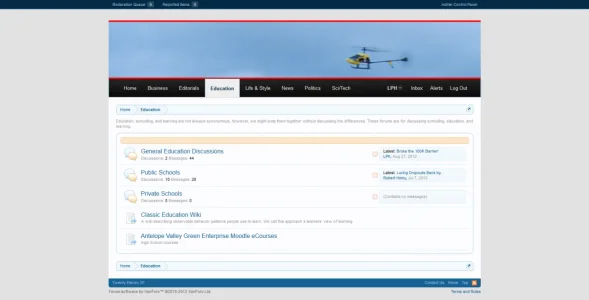 Tux Reports TwentyEleven XF Design.webp