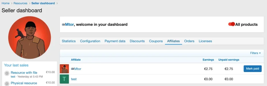 03 - Dashboard - Affiliates.webp