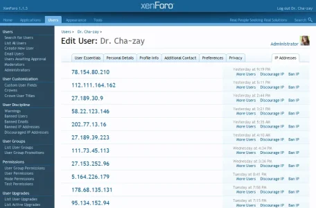 screenshot of various IPs, 12-13-12.webp