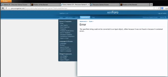 User Ranked Ribbons Error.webp