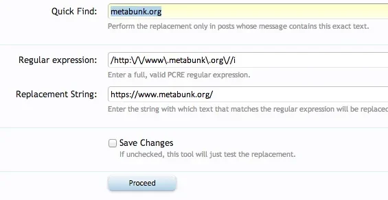 Post Content Replacement Tool | Admin CP - Metabunk 2014-02-27 20-45-07 2014-02-27 20-45-09.webp