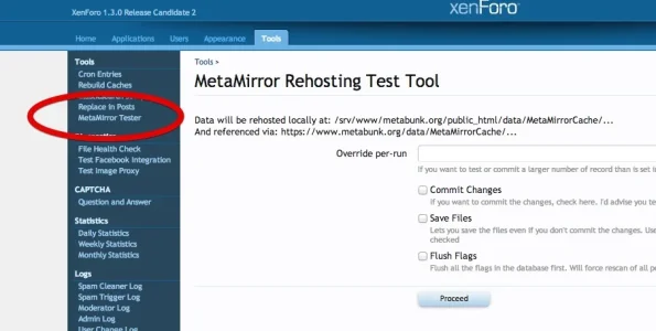 MetaMirror Rehosting Test Tool | Admin CP - Metabunk 2014-03-09 05-34-27 2014-03-09 05-35-13.webp