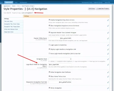 Style Properties  ├  UI.X  Navigation   Admin CP   Development Demo   Audentio Design.webp