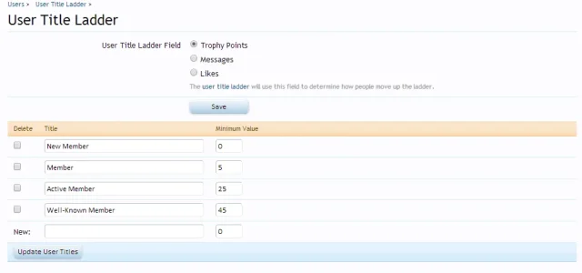 User Title Ladder   Admin CP   XenForo.webp