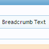 Text Inside Breadcrumb