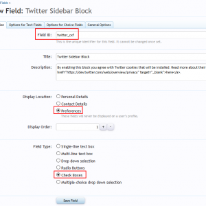 Add custom user field - Basic Info tab