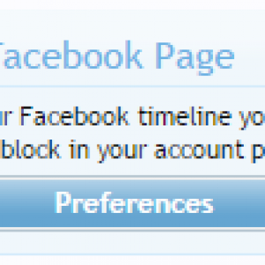 Facebook Sidebar Block default highly customizable notice