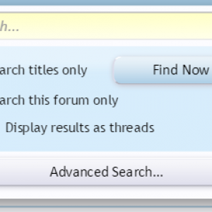 [cXF] QuickSearch Customization: Example Option in forum view