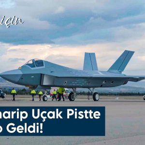 Turkish National Combat Aircraft on the Runway! First video from the taxi test!