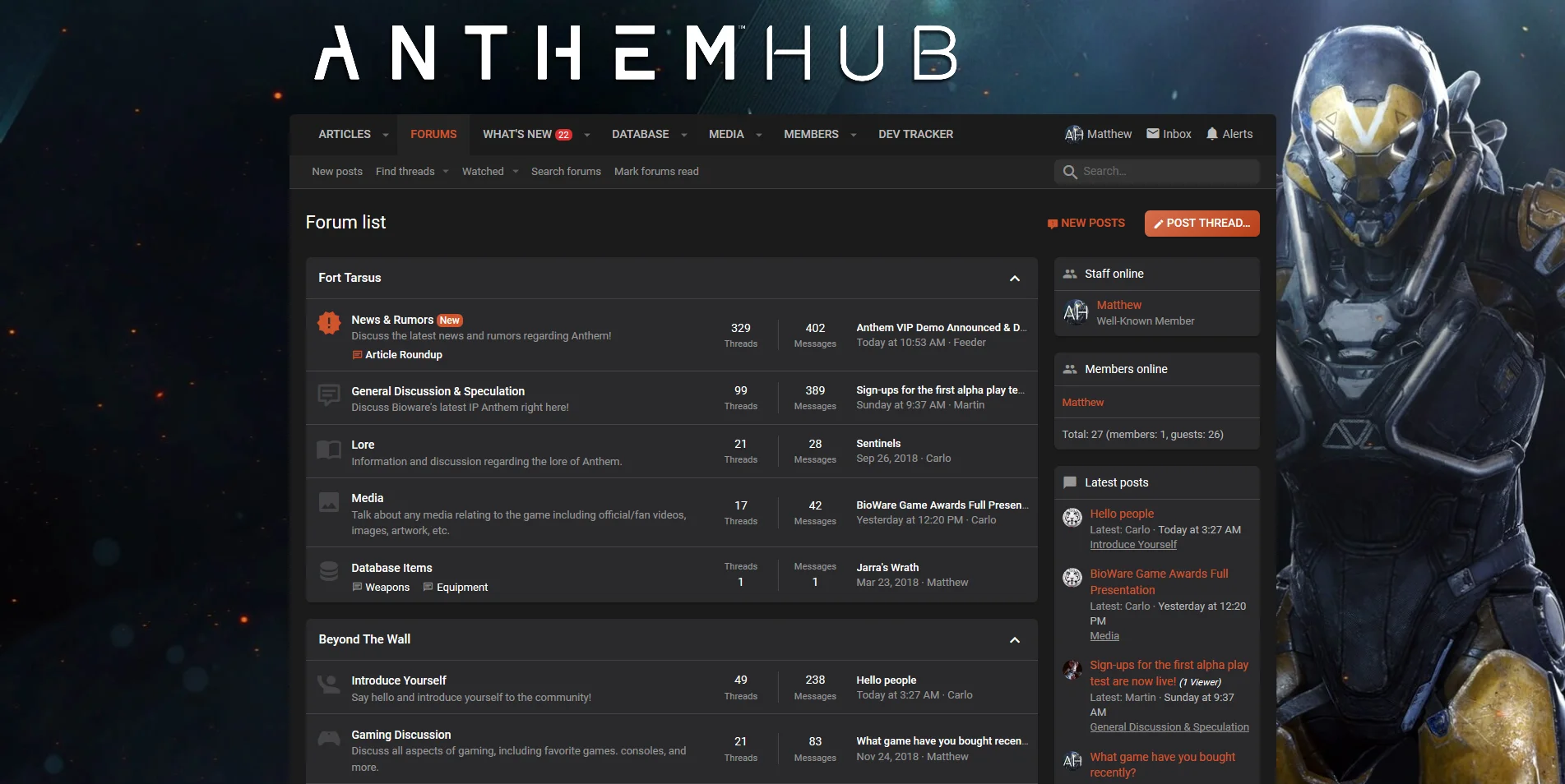 Anthem Hub | UI.X