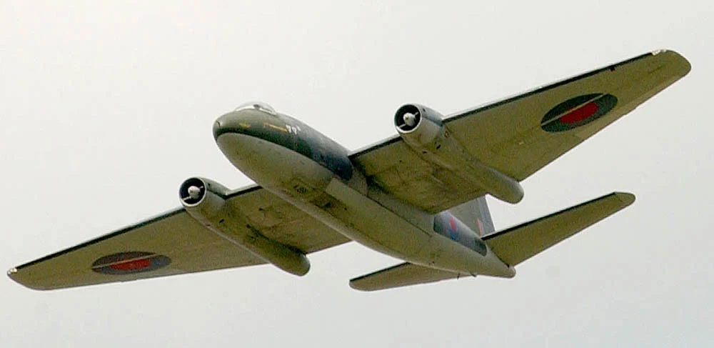 Canberra recce aircraft