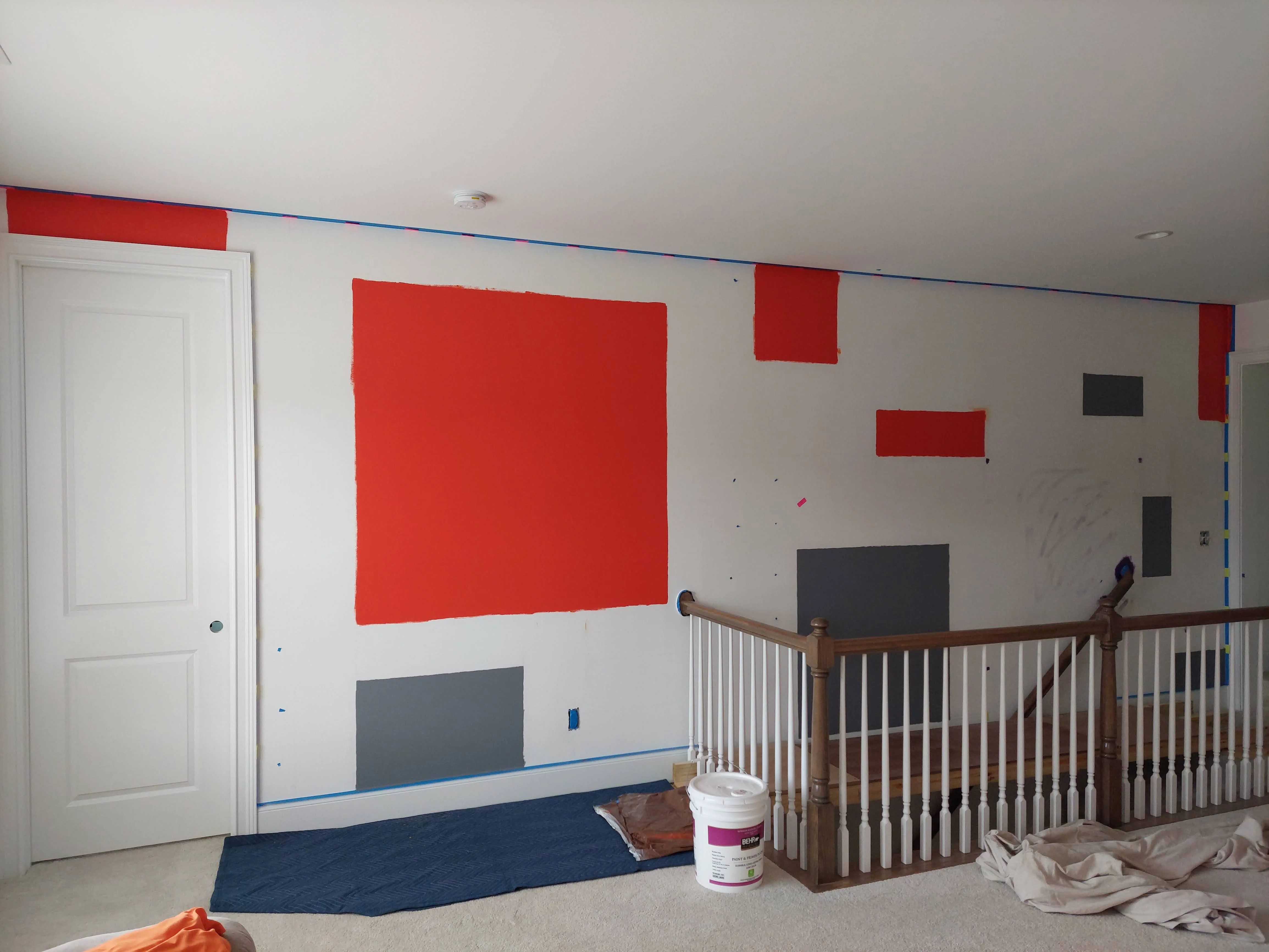 Second coloured blocks