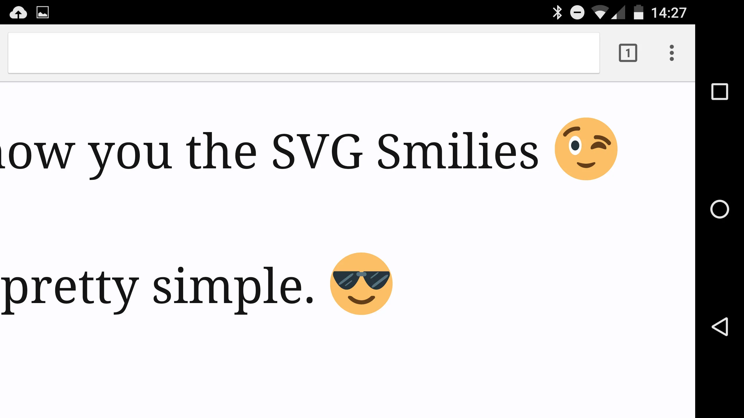 SVG Smilies on a high-res screen