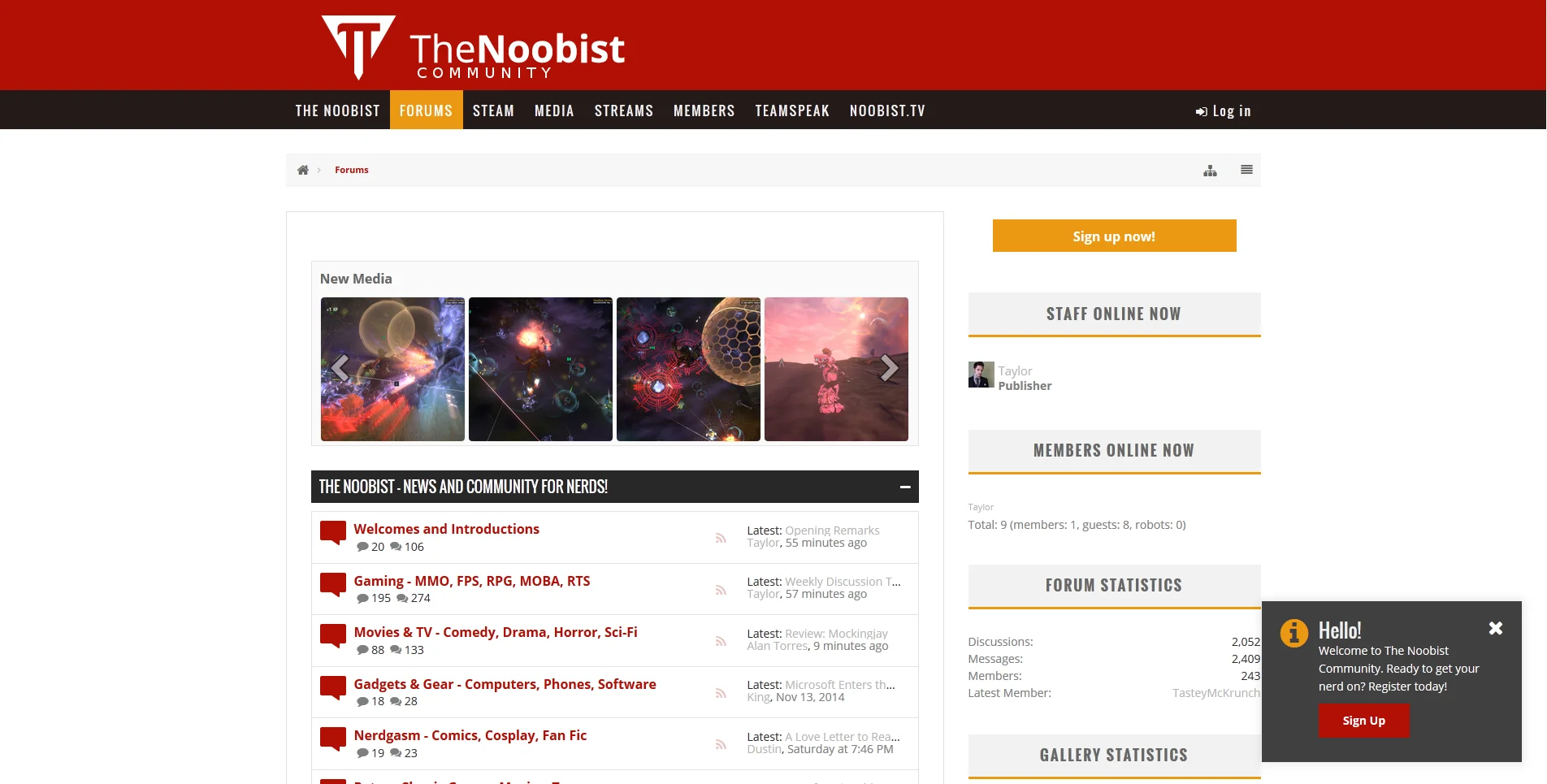 The Noobist Community Forum Index