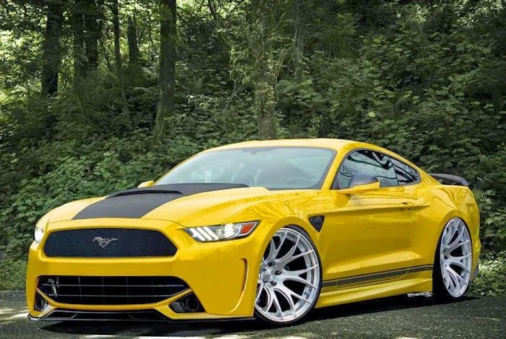 yellow mustang.JPG