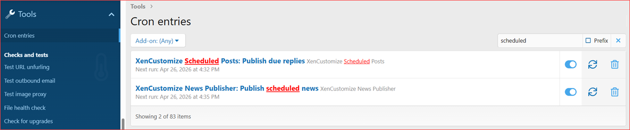 XenCustomize-Scheduled-Posts-230-Cron-entries.png