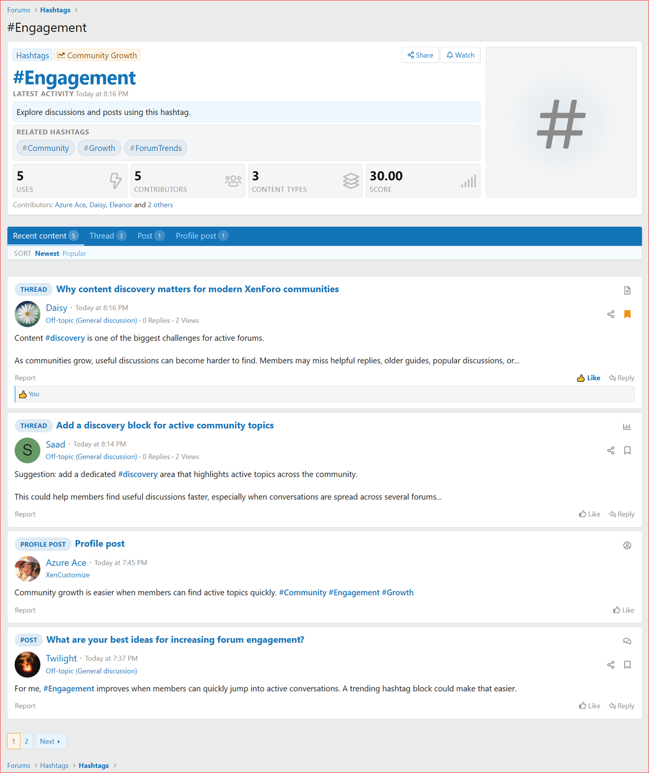 XenCustomize-Hashtags-230-Hashtag-view.png
