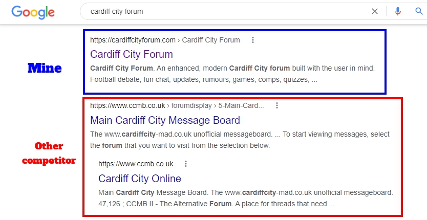 Xenforo forum doesn't look good in search engine listing